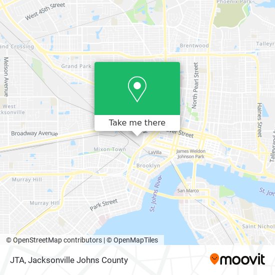 Mapa de JTA