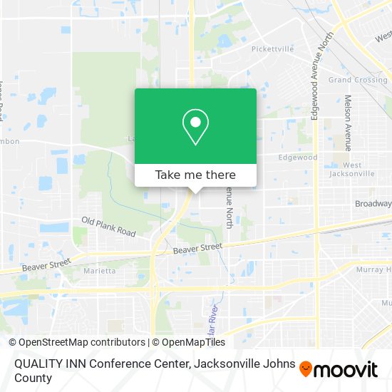 QUALITY INN Conference Center map