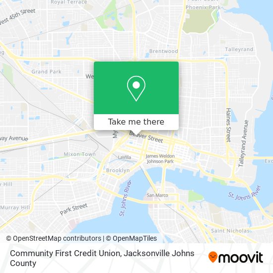 Mapa de Community First Credit Union
