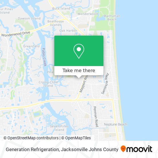 Generation Refrigeration map