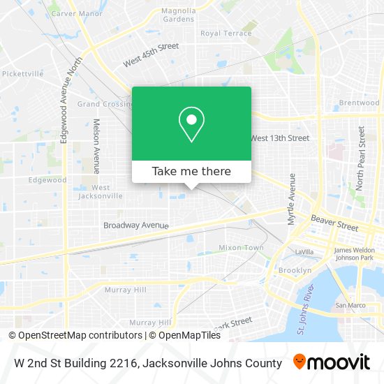 Mapa de W 2nd St Building 2216