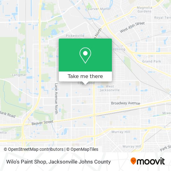 Wilo's Paint Shop map