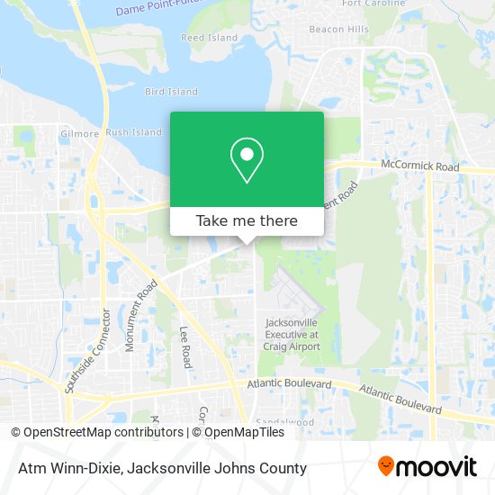 Atm Winn-Dixie map