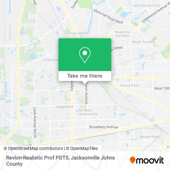 Revlon-Realistic Prof PDTS map