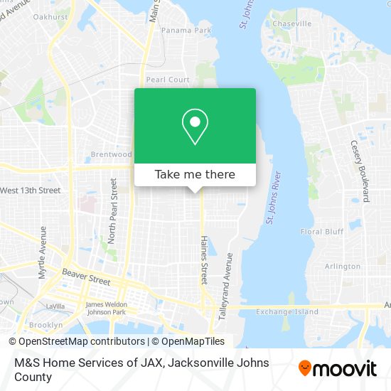 Mapa de M&S Home Services of JAX