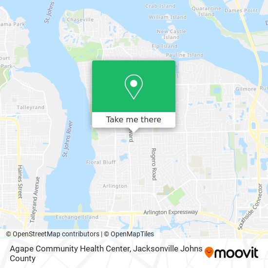 Agape Community Health Center map