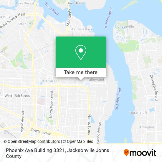 Mapa de Phoenix Ave Building 3321