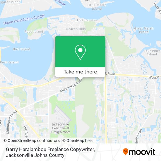 Garry Haralambou Freelance Copywriter map