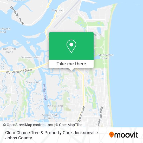 Mapa de Clear Choice Tree & Property Care