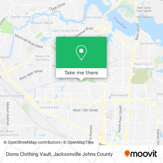 Mapa de Dions Clothing Vault