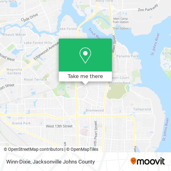 Winn-Dixie map