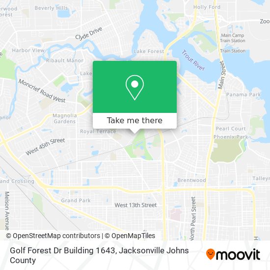 Golf Forest Dr Building 1643 map