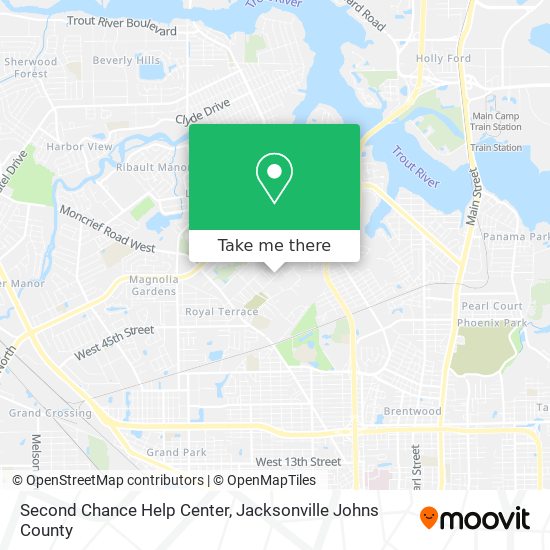 Second Chance Help Center map