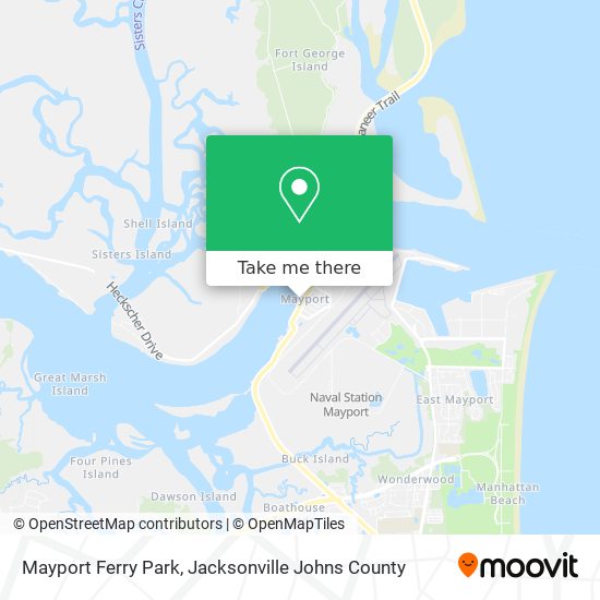 Mapa de Mayport Ferry Park