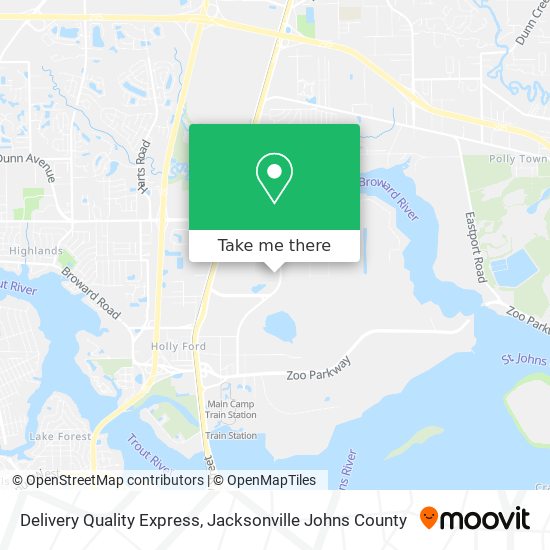 Delivery Quality Express map