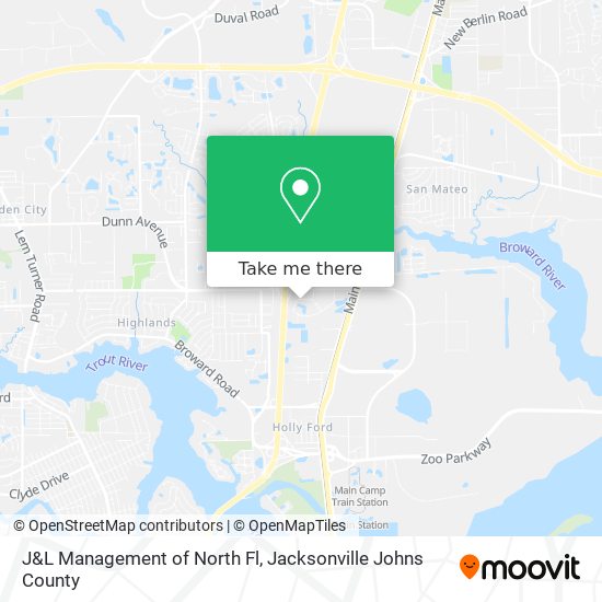 Mapa de J&L Management of North Fl