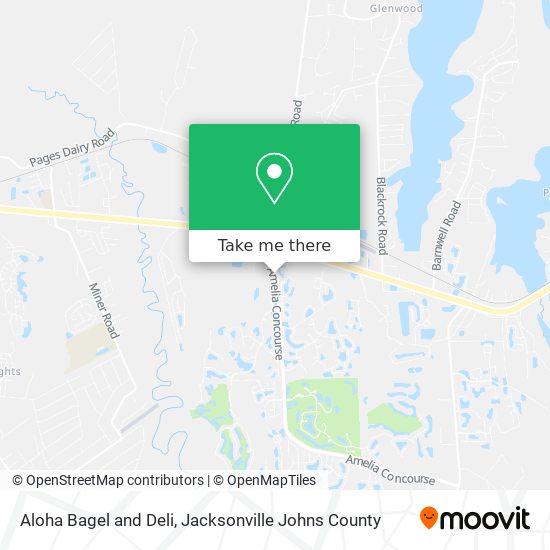 Aloha Bagel and Deli map