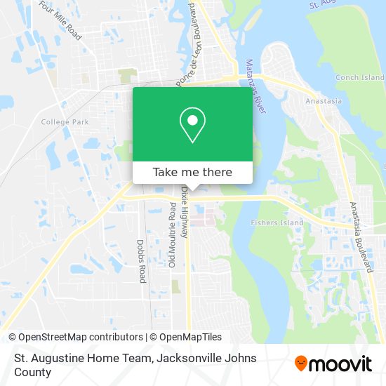 St. Augustine Home Team map