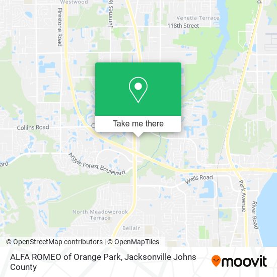 Mapa de ALFA ROMEO of Orange Park