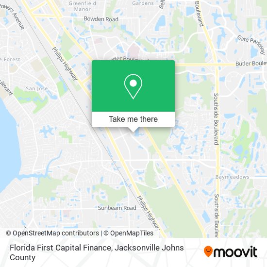 Florida First Capital Finance map