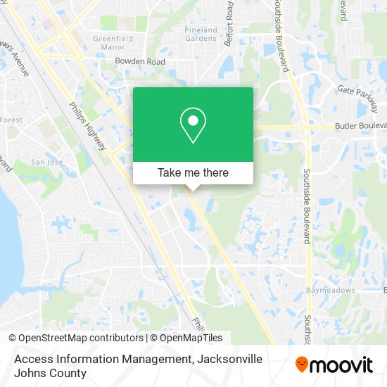 Access Information Management map