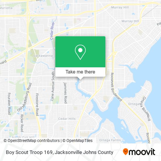 Boy Scout Troop 169 map