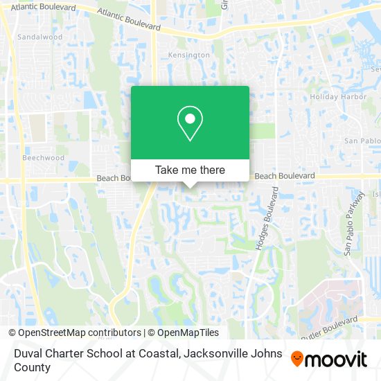 Mapa de Duval Charter School at Coastal