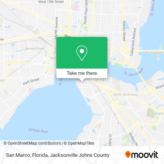 Mapa de San Marco, Florida