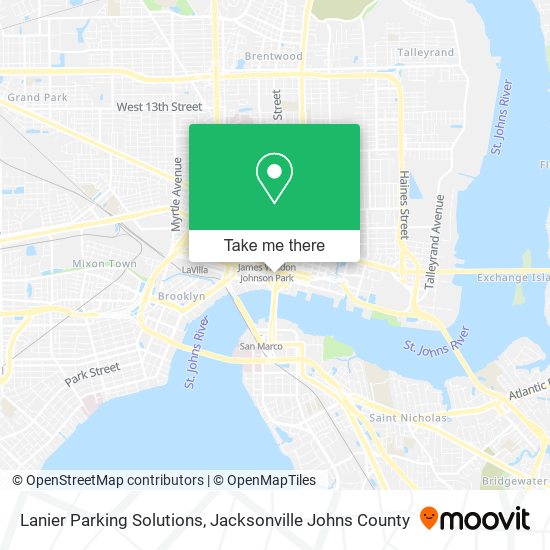 Lanier Parking Solutions map