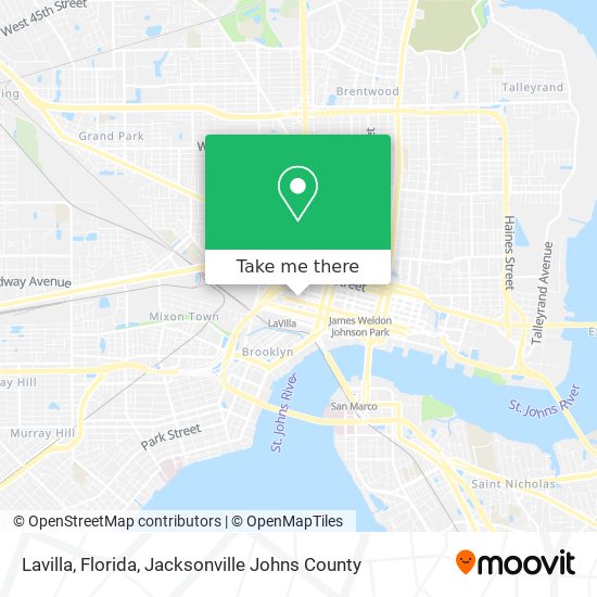 Lavilla, Florida map