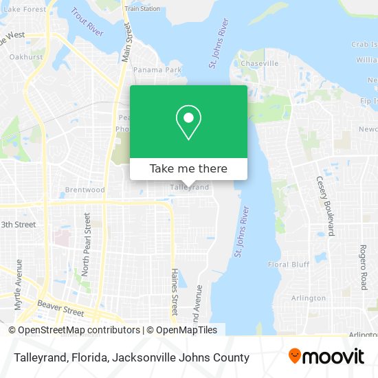 Talleyrand, Florida map