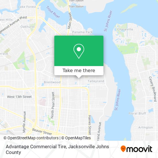 Mapa de Advantage Commercial Tire