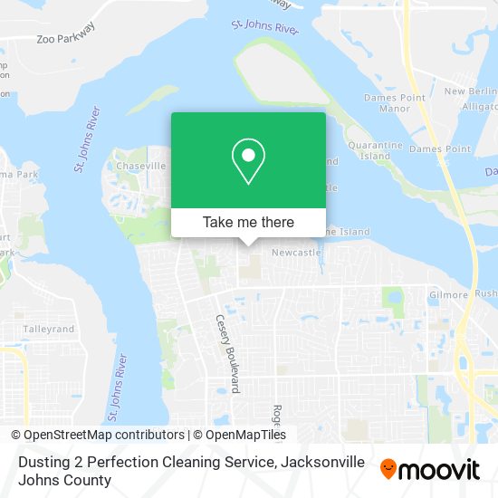 Dusting 2 Perfection Cleaning Service map