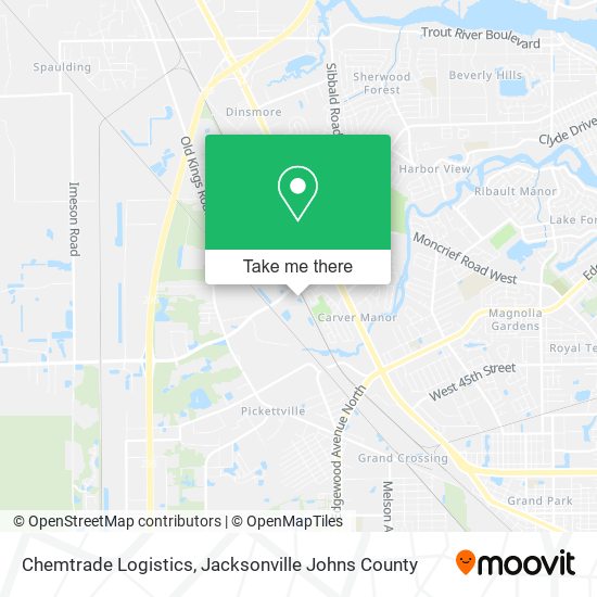 Chemtrade Logistics map