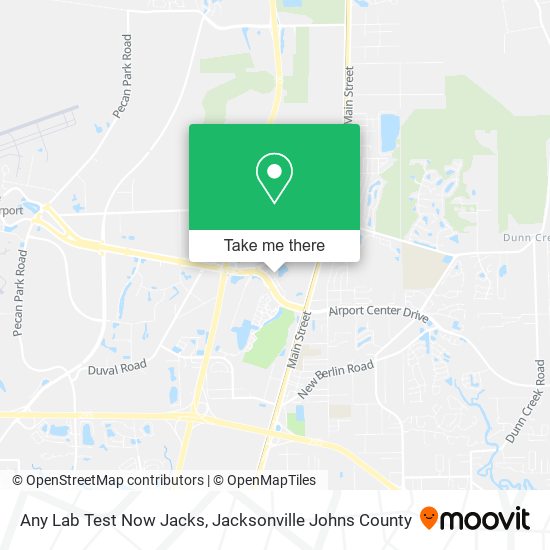 Any Lab Test Now Jacks map