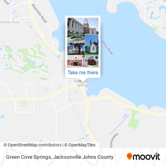 Green Cove Springs map
