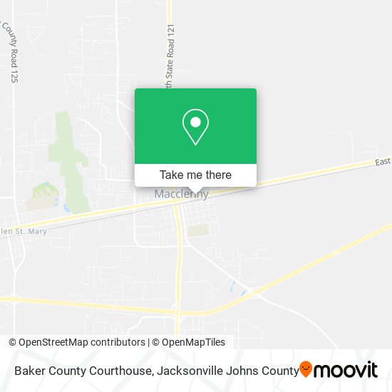 Mapa de Baker County Courthouse