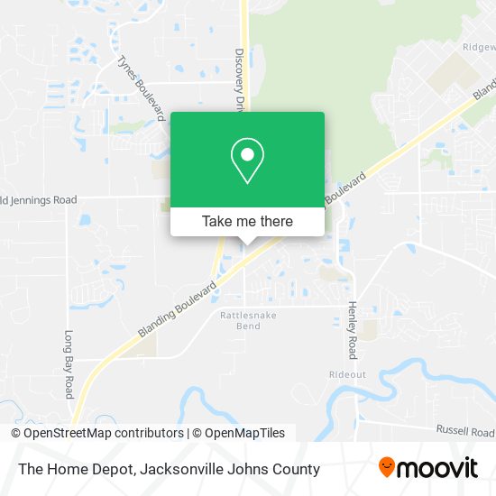 Mapa de The Home Depot