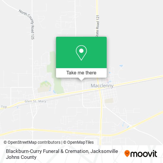 Blackburn-Curry Funeral & Cremation map