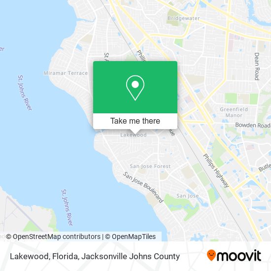 Lakewood, Florida map