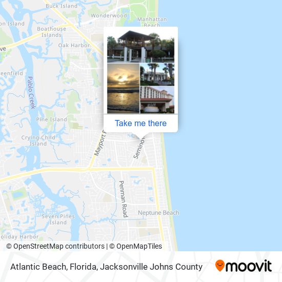 Atlantic Beach, Florida map