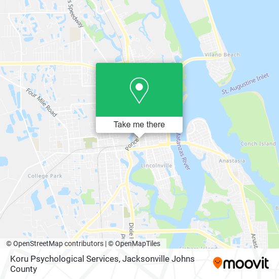 Mapa de Koru Psychological Services