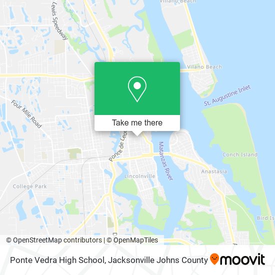 Ponte Vedra High School map