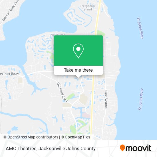 AMC Theatres map