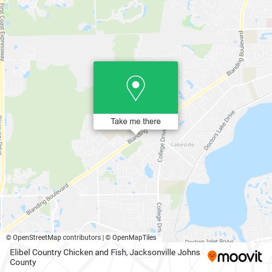 Elibel Country Chicken and Fish map