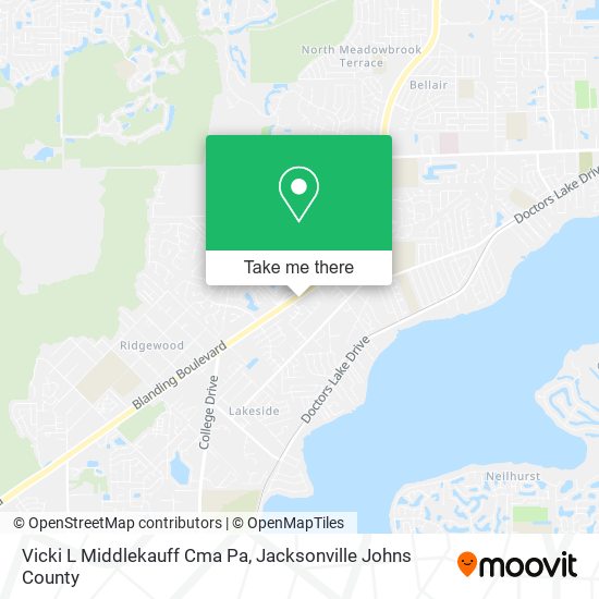 Vicki L Middlekauff Cma Pa map