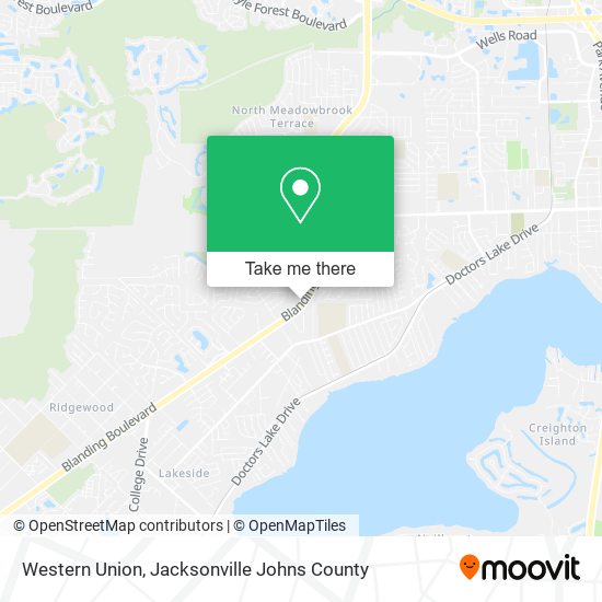 Western Union map