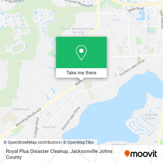 Royal Plus Disaster Cleanup map