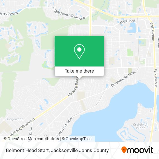 Mapa de Belmont Head Start