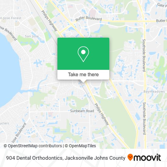 904 Dental Orthodontics map